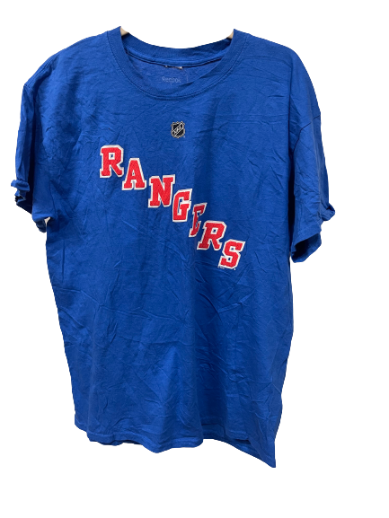 Vintage Blue Rangers Nash Number 61 T-Shirt Large