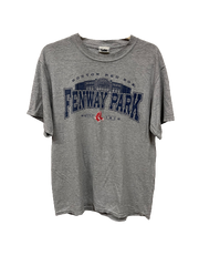 Vintage Grey Red Sox Fenway Park T-Shirt Large