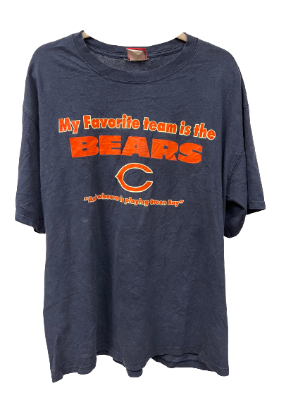 Vintage Chicago Bears My Favorite Team Blue T-Shirt XX Large