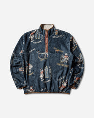 Men's Kountry Calendar Fleece Pullover Navy