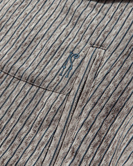 Men's Farkas Pullover Jacket Tan / Blue