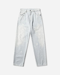 Men's Painted Straight Leg Jeans Medium Blue