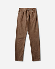 Men's Cotton Canvas Jeans Brown