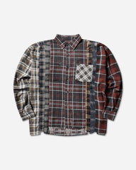 Men's 7 Cuts Wide Flannel Shirt Multicolor