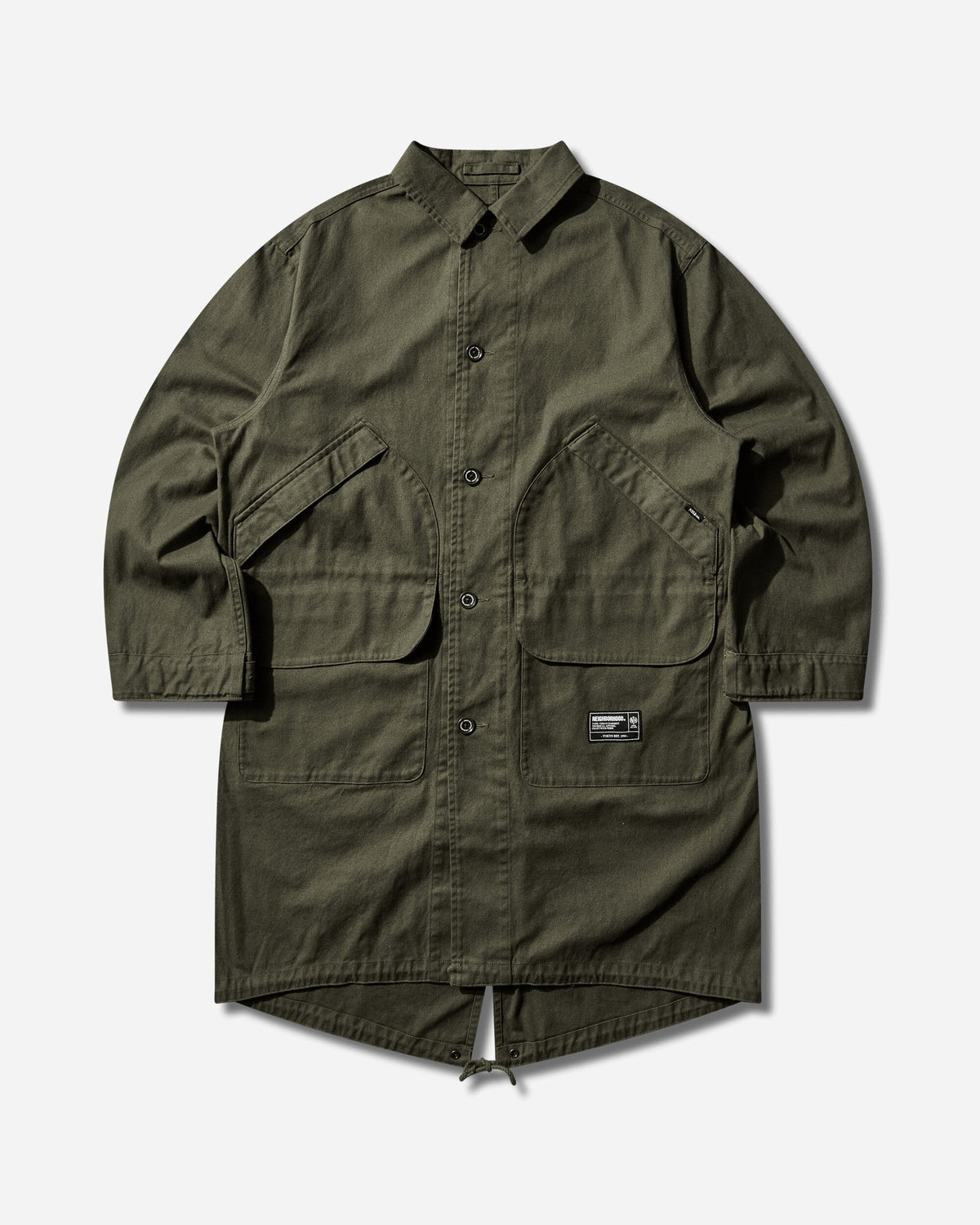 Men's Fishtail Field Coat Olive