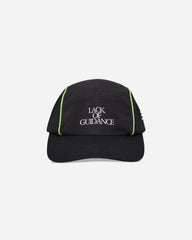 Lack of Guidance 5 Panel Cap Black / Energy Lime