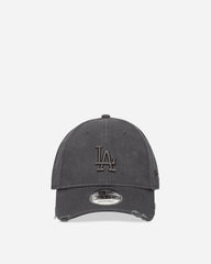 LA Dodgers MLB Washed Distressed 9FORTY Cap Charcoal