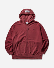 Men's Martine Rose Full-Zip Hoodie Team Crimson