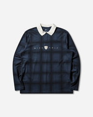 Men's Dri-FIT Loose Longsleeve Golf Polo Midnight Navy / Sail