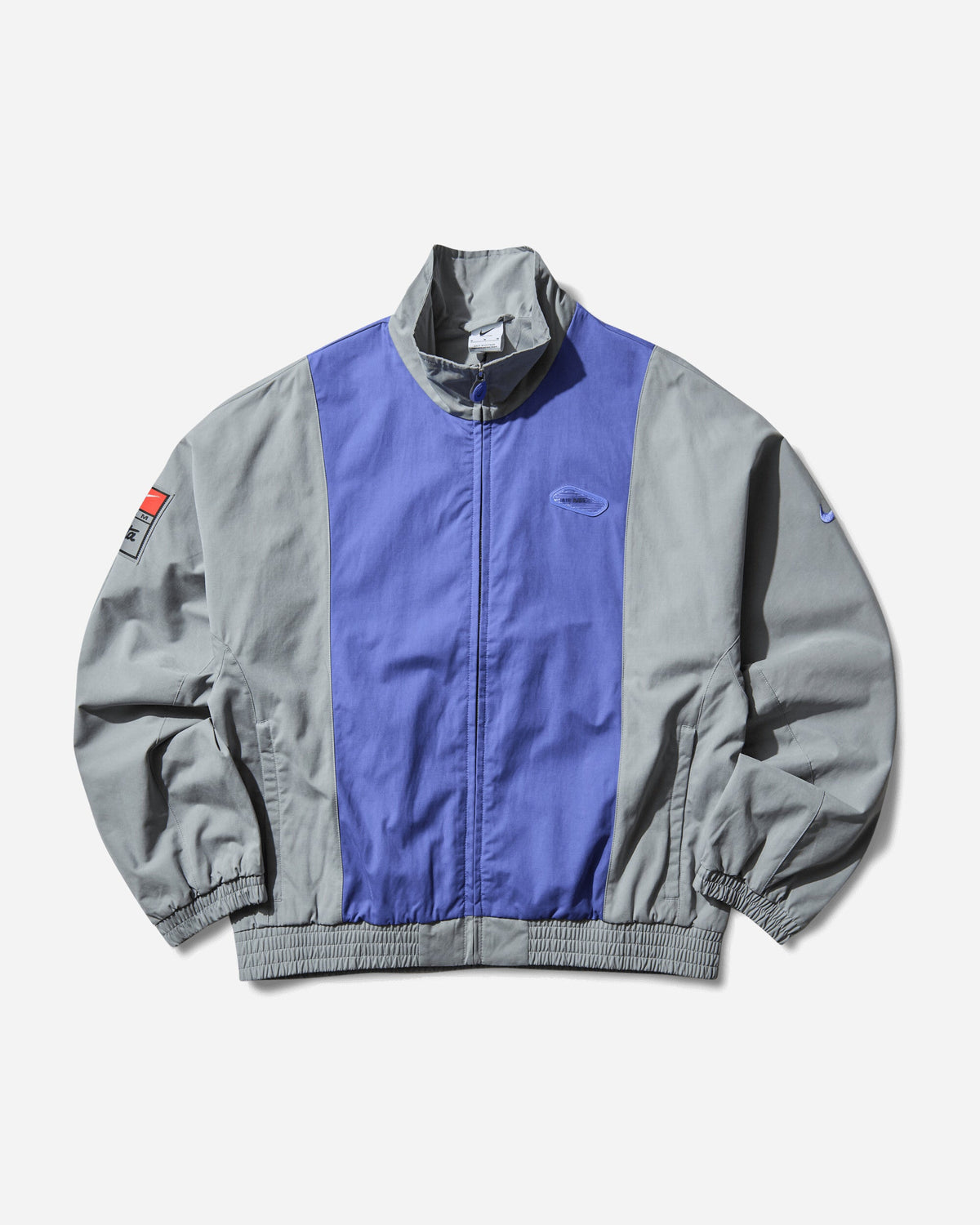 Men's Patta Tracksuit Jacket Particle Grey / Sapphire