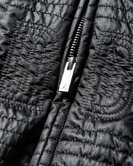 Men's Flight Nylon Varsity Jacket Black