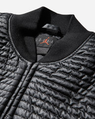 Men's Flight Nylon Varsity Jacket Black