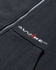 Men's Awake NY Full-Zip Fleece Hoodie Black / University Red