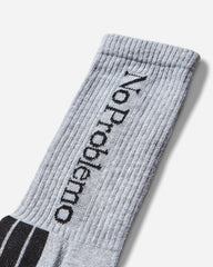 Logo Socks Grey Marl