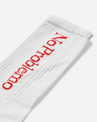 Logo Socks White