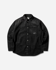 Men's Dyed Denim Shirt Black