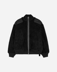 Men's Fleece Bomber Jacket Black