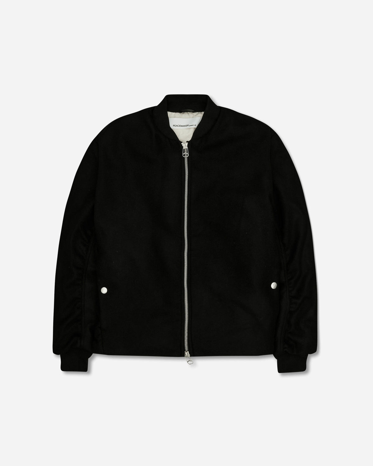 Men's Minimal Bomber Jacket Black