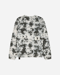 Men's Loose Fit Crewneck Sweatshirt Black Camo