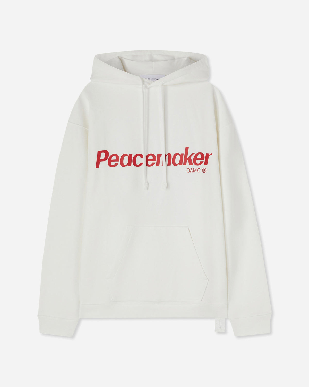 Men's Flower Loose Fit Hoodie Snow White