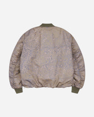 Men's Minimal Bomber Jacket Bark
