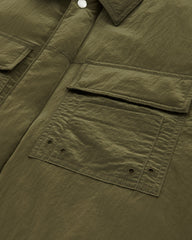 Men's Padded Overshirt Military Green