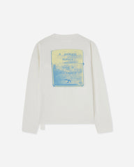 Men's Lighter Longsleeve Pocket T-Shirt Snow White