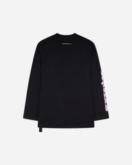 Men's Panorama Print Longsleeve T-Shirt Black