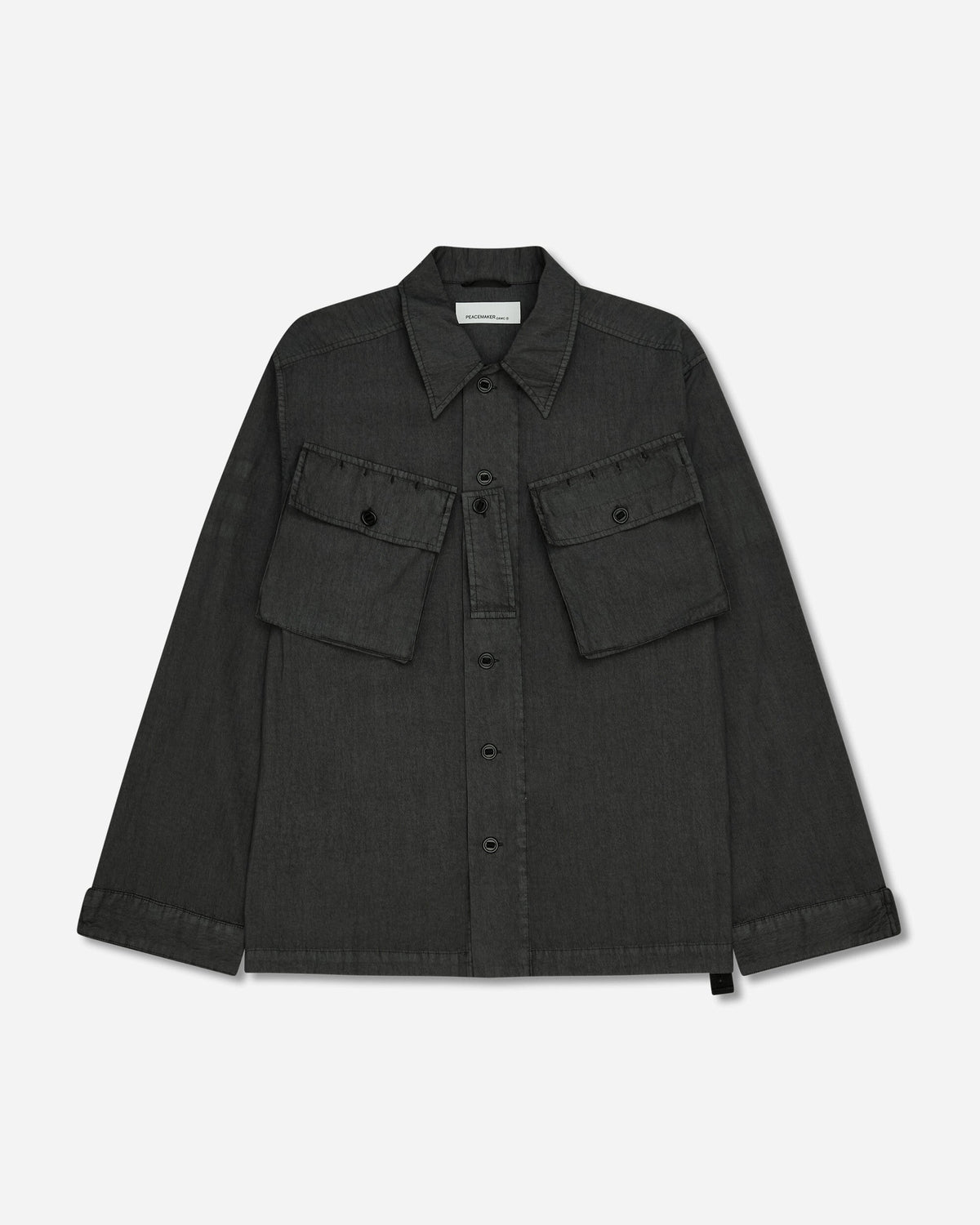 Men's Military Cargo Shirt Black