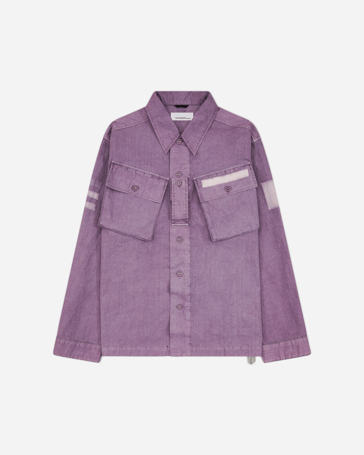 Men's Military Cargo Shirt Lilac