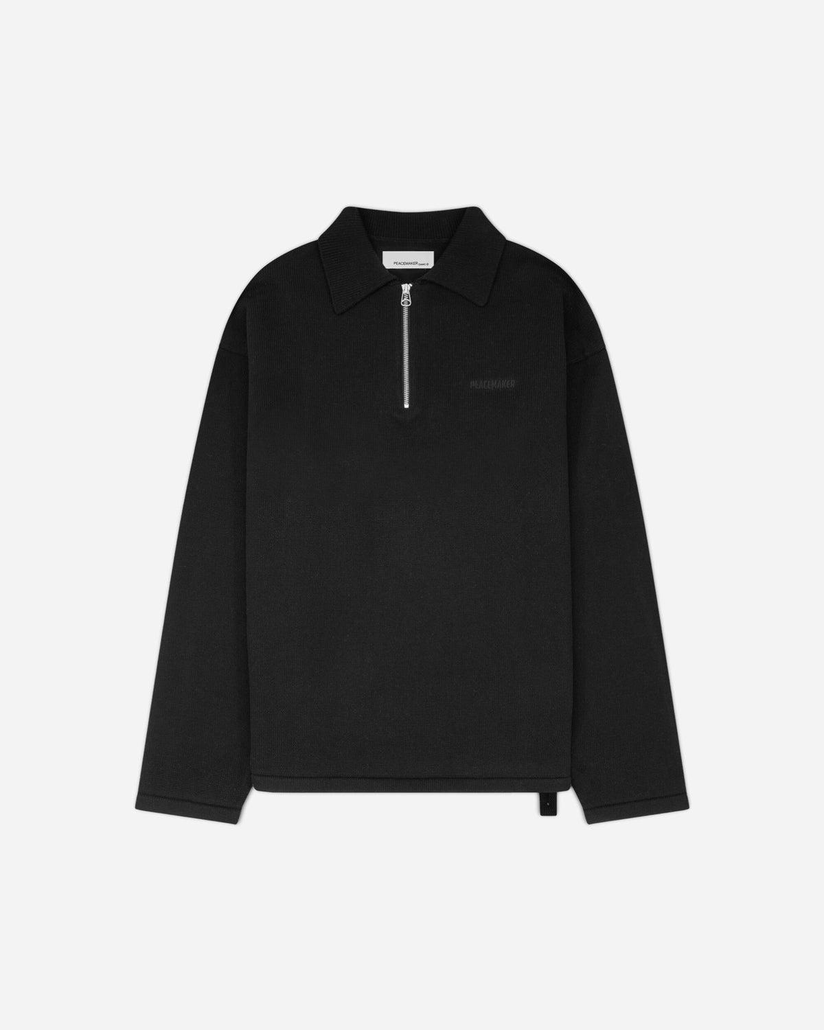 Men's Knit Polo Black