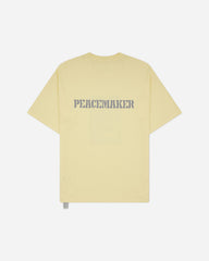 Men's Dynamo Print Loose Fit T-Shirt Light Yellow