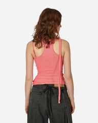 Layered Cut-Out Tank Top Pink