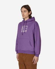 Logo Hooded Sweatshirt Purple
