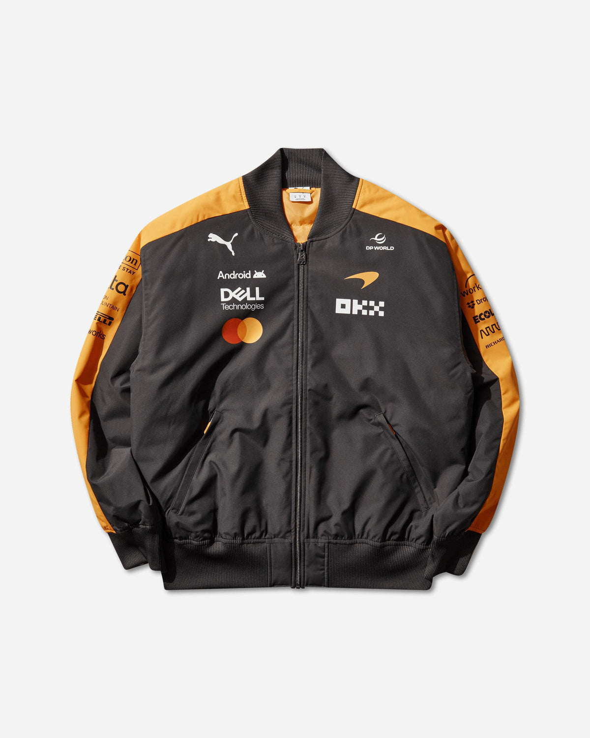 Men's McLAREN RACING Replica Bomber Jacket Papaya