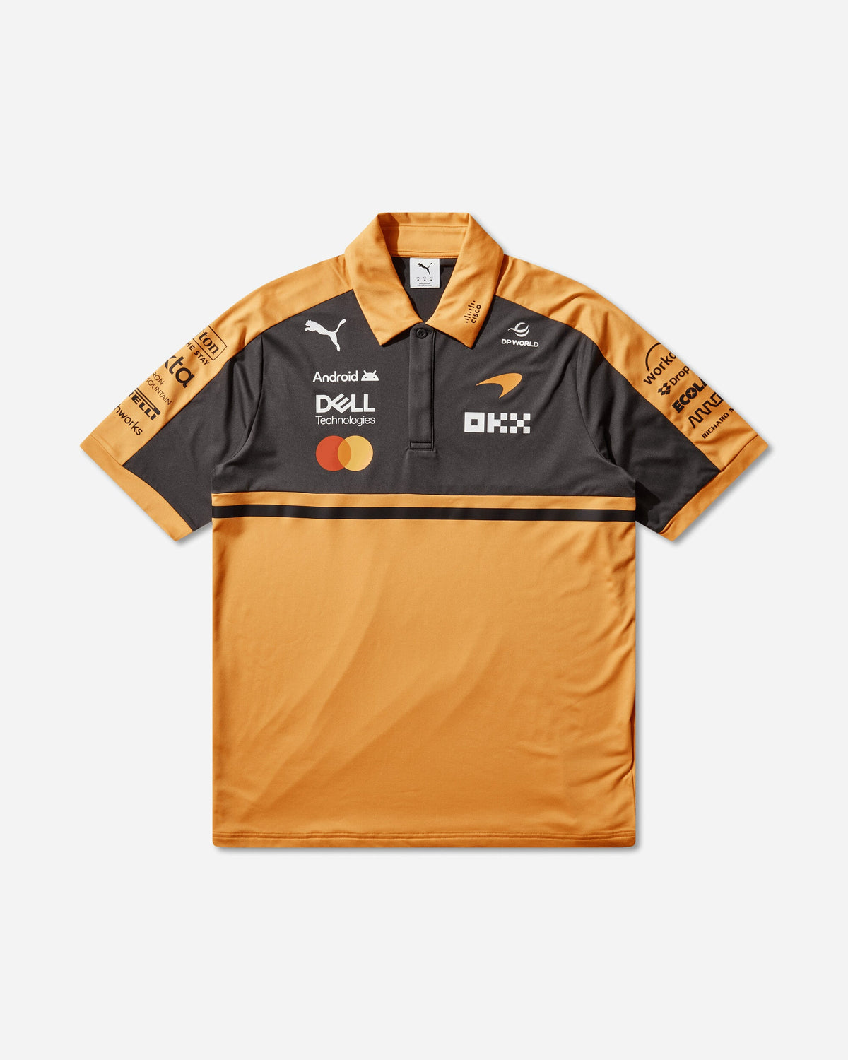 Men's McLAREN RACING Replica Polo Papaya