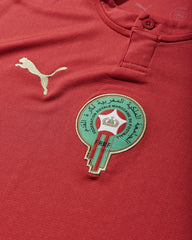 Men's Morocco 2026 Home Jersey Fast Red / Victory Gold