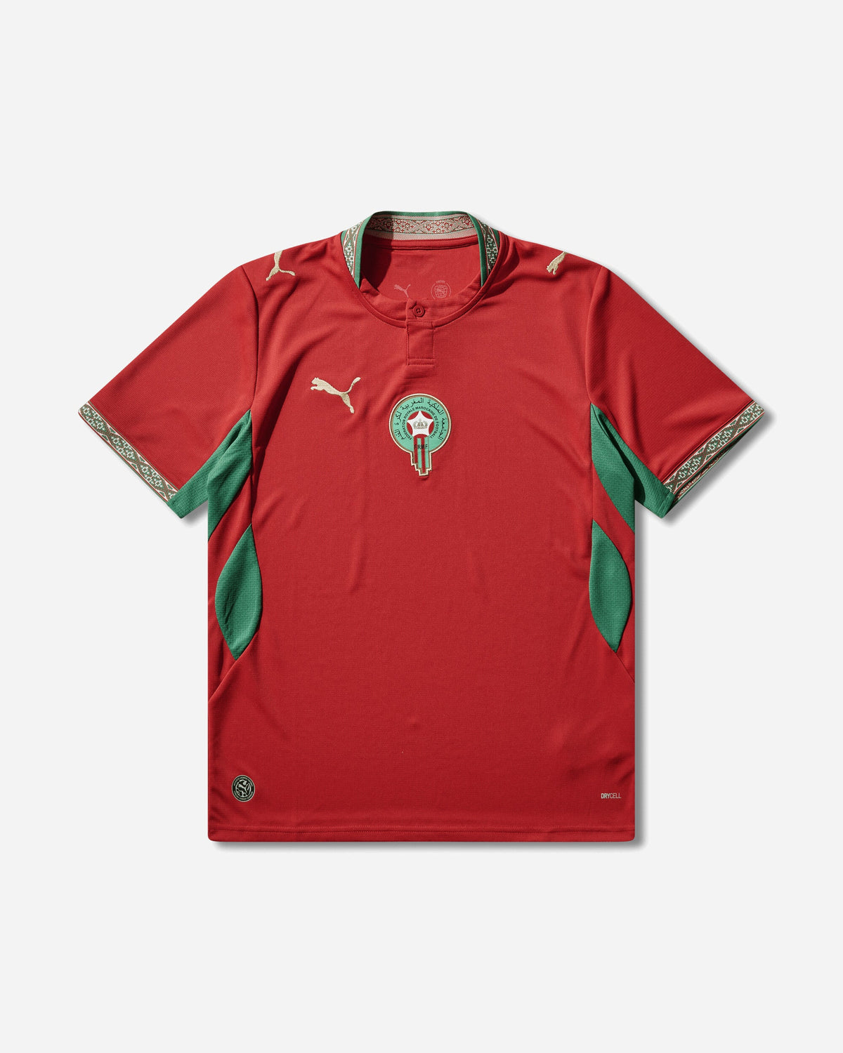 Men's Morocco 2026 Home Jersey Fast Red / Victory Gold