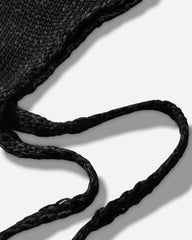 Logo Bonnet Cotton Beanie Black
