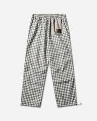Men's Aaair FloWeave Printed Check Elasticated Waistband Pants White