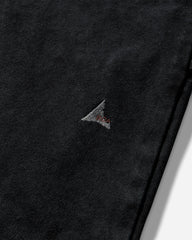 Men's Ash Canvas Shorts Washed Black