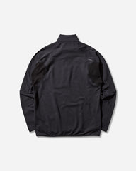 Men's FuzzFleece Half‑Zip Sweatshirt Black