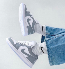 Nike Air Jordan 1 Low Wolf Grey Women's