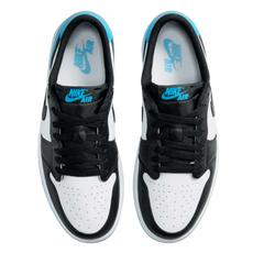 Nike Air Jordan 1 Low Black Dark Powder Blue Women's