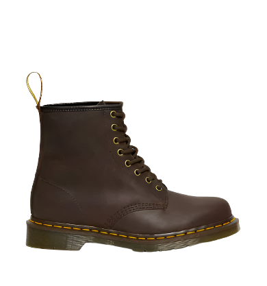 Dr. Martens 1460 8 Eye Lace-Up Boot Dark Brown Crazy Horse