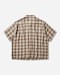 Liam Shortsleeve Plaid Shirt Brown