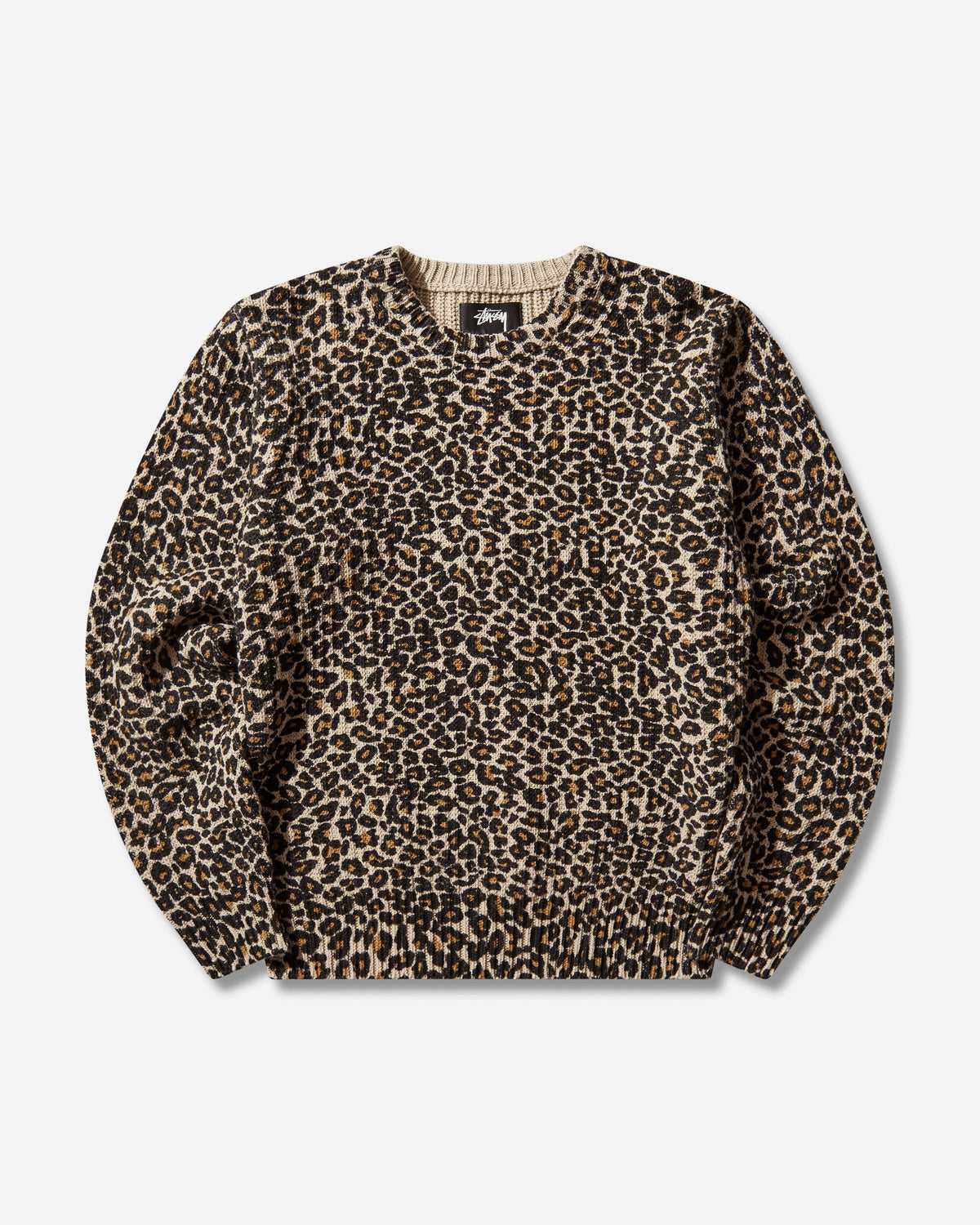 Leopard Sweater Beige