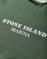 Men's Marina Oversized Fit Cotton Fleece Hoodie Quartz Green