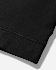 Men's Ghost Cotton Stretch Fleece Crewneck Sweatshirt Black
