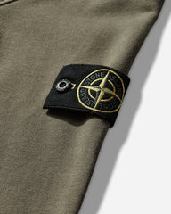 Men's Organic Cotton Fleece Crewneck Sweatshirt Military Green
